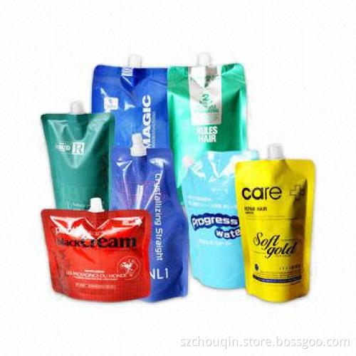 Laminated Pouch with Spout, for Packaging Energy Drink/Juice/Liquid